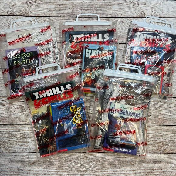 Vintage Scholastic Thrills & Chills Club sets - Picture 1 of 12